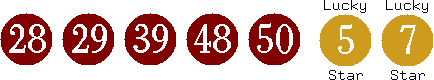 28 29 39 48 50 (05 07)