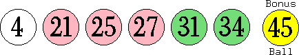 04 21 25 27 31 34 (45)