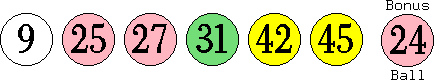 09 25 27 31 42 45 (24)